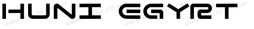 Huni Egyrt Regular字体转换